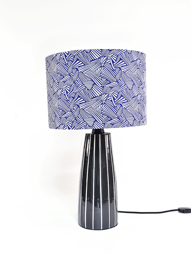 Lines Negro + Retro Azul 01