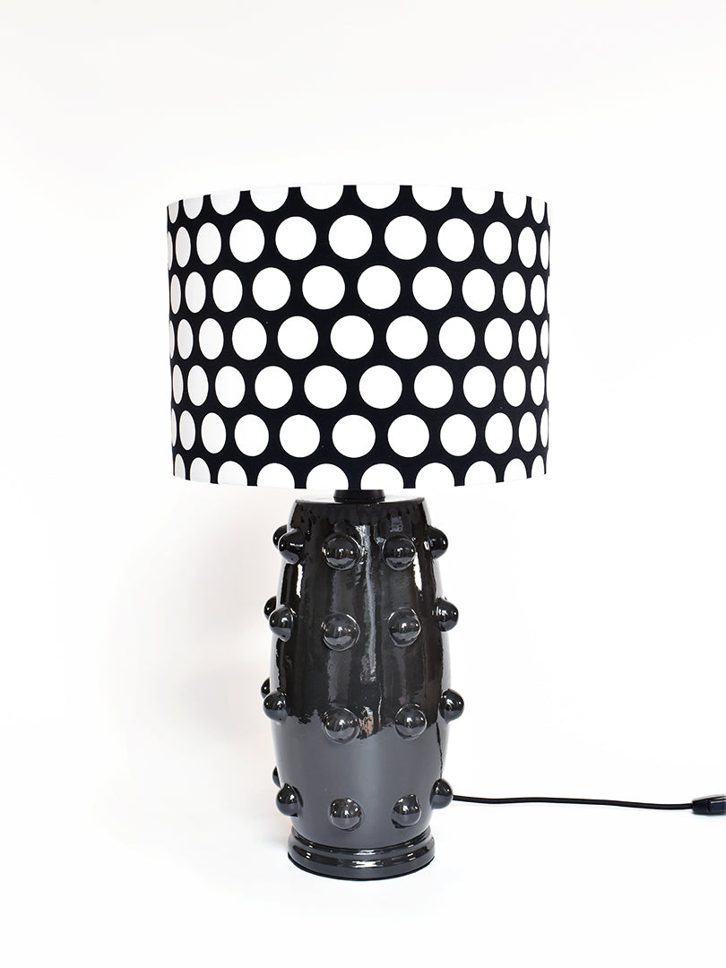 Lámpara de Mesa Bolas Negro + Dots Negro