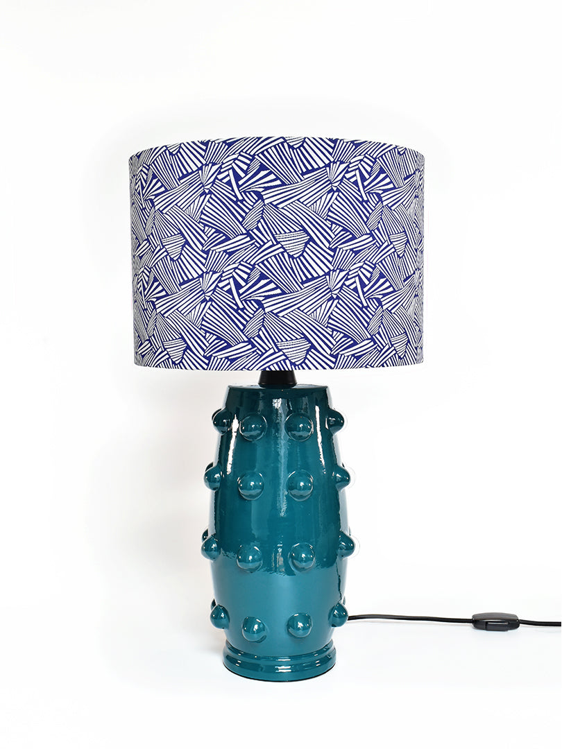 Lámpara de Mesa Bolas Turquesa + Retro Azul