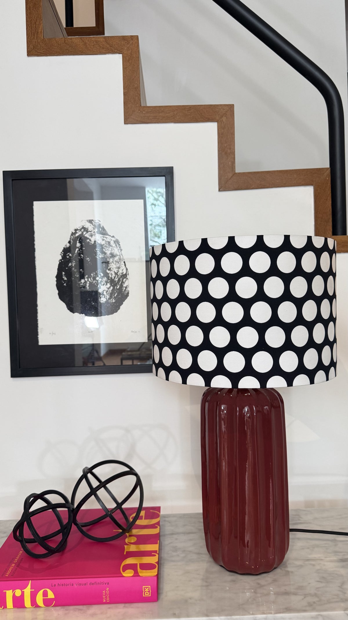 Caramel Burdeo + Dots Negro 03