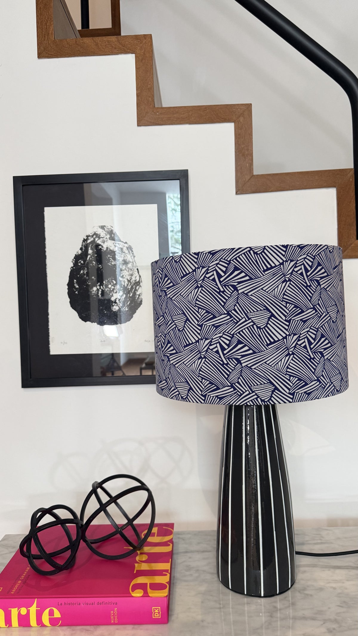 Lines Negro + Retro Azul 02