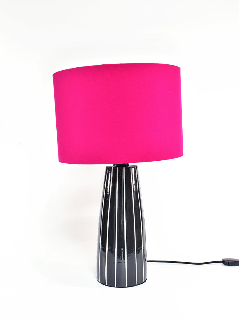 Lines Negro + Liso Fucsia 01