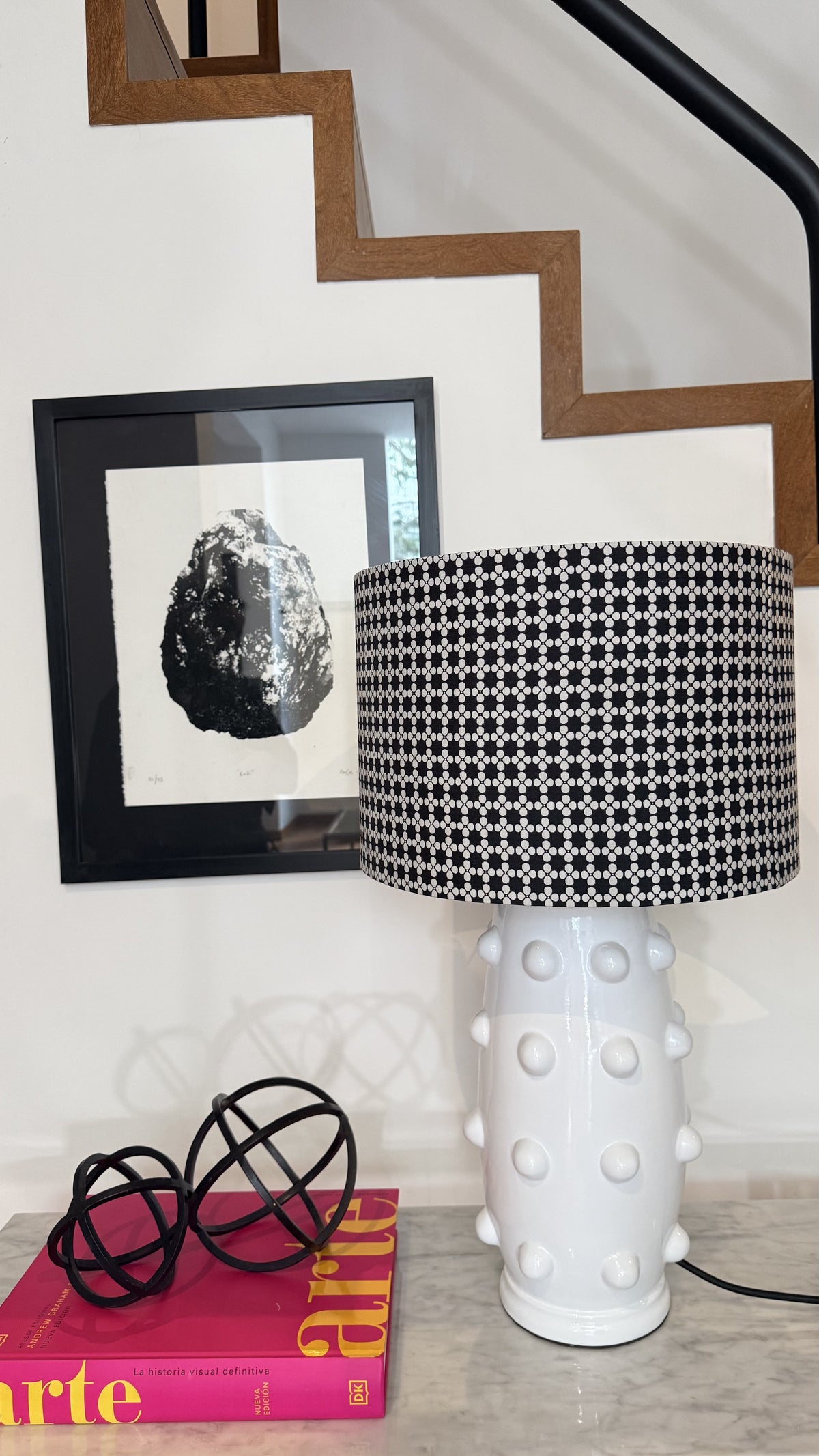 Bolas Blanco + Blossom Negro 02